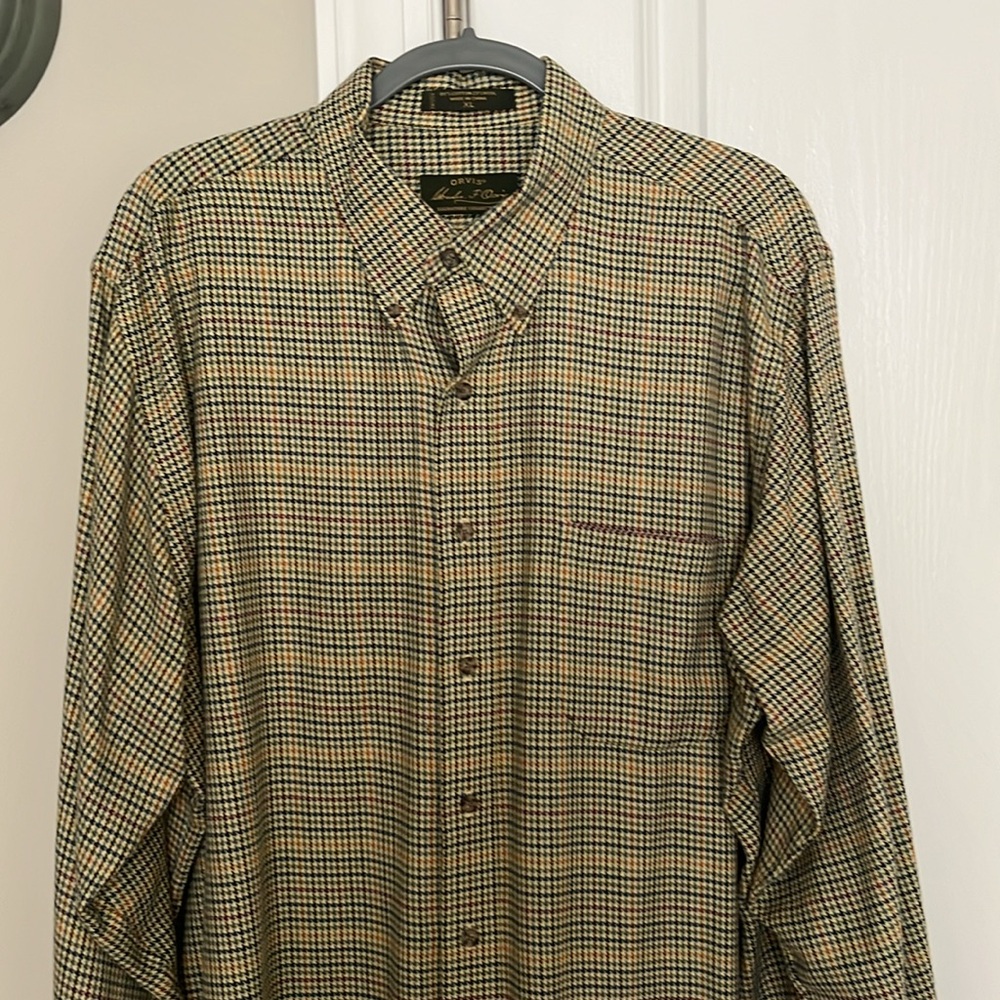NWOT, XL, Orvis, Signature Collection, Wool Blend, Long Sleeve Shirt